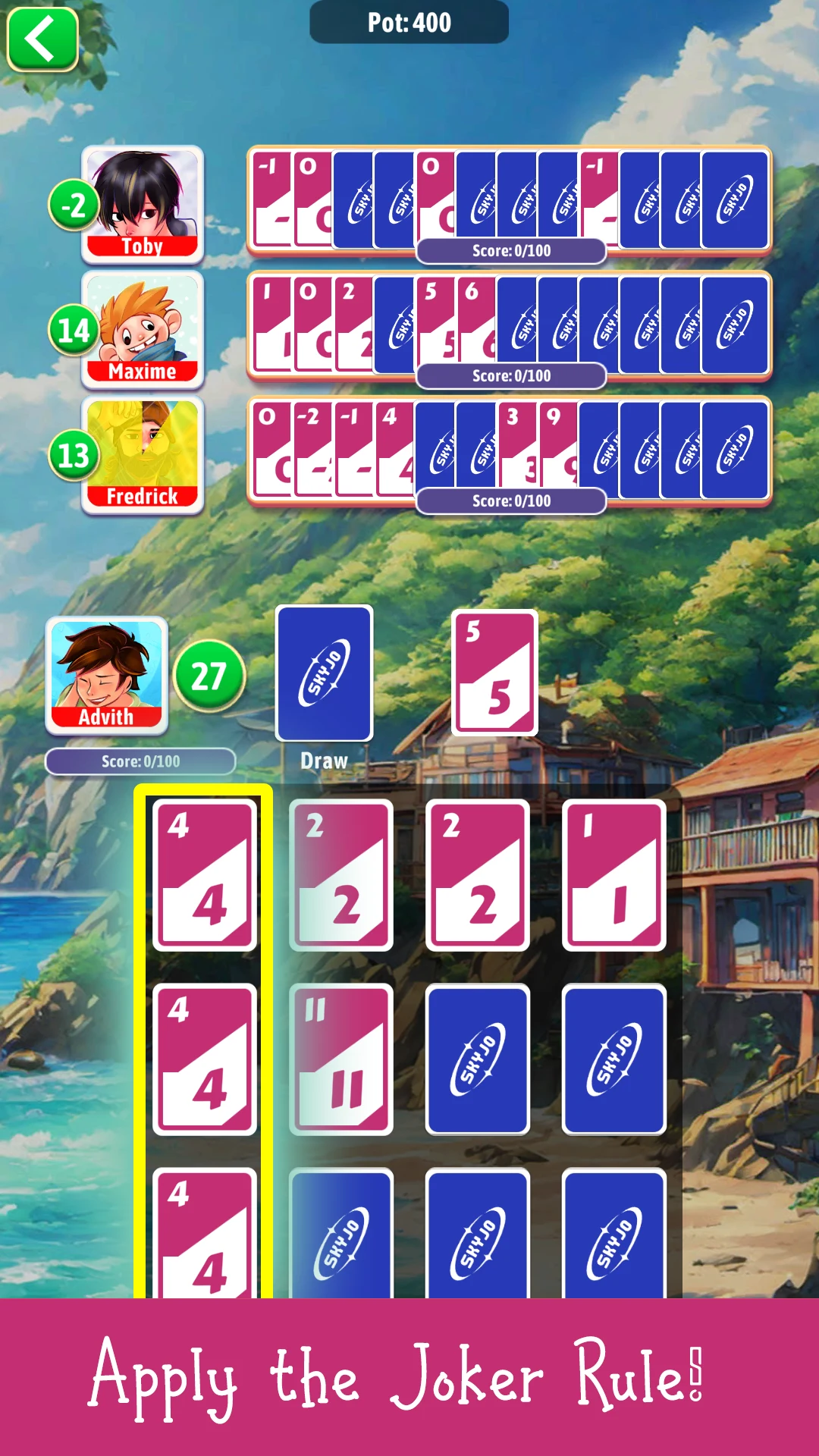 Sky-Jo: Fun Family Card Game! screenshot